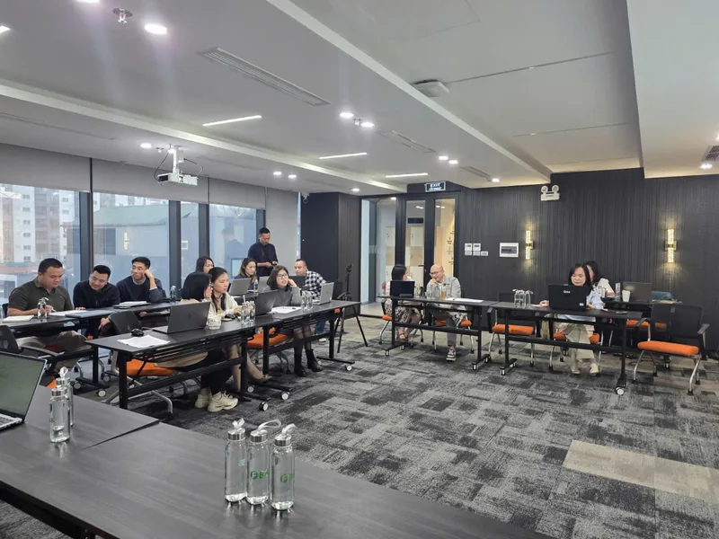 F88 team in a Job Levelling working session