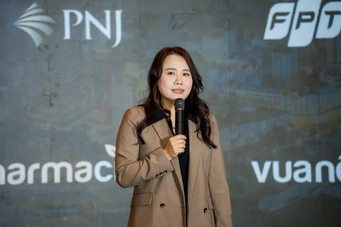Nguyễn Thị Minh Giang phát biểu tại Leadership Summit