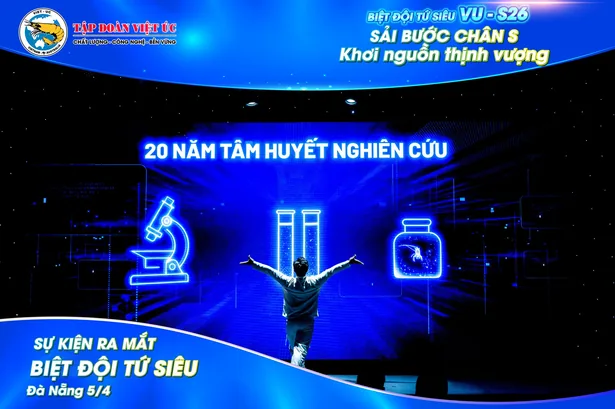 Sân khấu sự kiện ra mắt Biệt đội tứ siêu