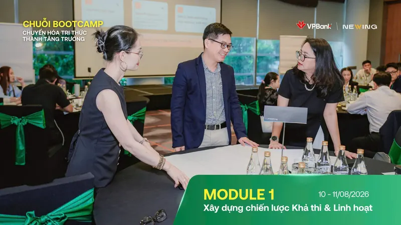 Poster Module 1 – Day 1 của CEO Bootcamp 2026: Mr. Ngô Huy chia sẻ về xây dựng chiến lược khả thi và linh hoạt, 10–11/08/2026